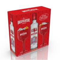 Kit Gin Beefeater Dry 750Ml + 2 Taças