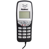 Telefone Multitoc Badisco MU256T Preto e Branco