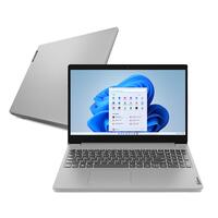 Notebook Lenovo Ultrafino Ideapad 3I I5-10210U 8Gb 256Gb Ssd Windows 11 15.6 82Bs000gbr Prata