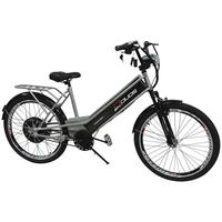 Bicicleta Elétrica Confort 800W 48V 15Ah Prata