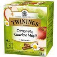 Chá Twinings of London chá camomila, canela e maça caixa com 10 sachês