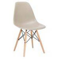 Cadeira Charles Eames Eiffel DSW - Bege - Nude - Madeira clara