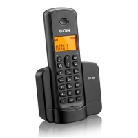 Telefone Sem Fio Elgin TSF-8001 1.9 GHz Identificador de Chamadas Preto