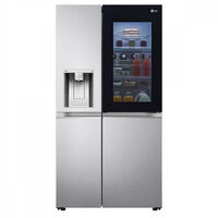 Geladeira Refrigerador Door In Door Side By Side Inverter Uv Nano Lg 598 Litros Frost Free Aco Escovado Gcx257csh1 220V