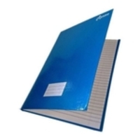 Caderno Brochura Grande Capa Dura 96 Folhas Azul