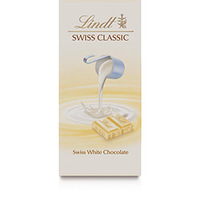 Tablete Chocolate Lindt Suíço White 100g
