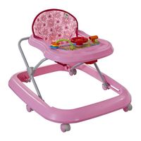 Andador Tutti Baby Musical Toy Primeiros Passos até 15kg Rosa Carinhoso