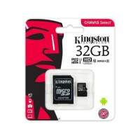 CARTAO DE MEMORIA 32GB KINGSTON CLASSE 10 MICRO/SDXC CANVAS SELECT (SDCS/32GB) *