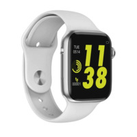 Relógio Inteligente SmartWatch W34 Branco Android iOS Ligações Monitor Cardíaco Pressão