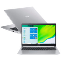 Notebook Acer Core i5-10210U 8GB 512GB SSD Tela Full HD 15.6 Windows 10 Aspire 5 A515-54-58KB