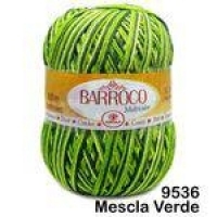 Barbante Barroco Multicolor Circulo 400g - Cor: 9536