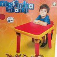 Mesinha Infantil com Cadeira Colorida - Educativa