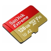Cartão de Memória MicroSD 128GB SanDisk Extreme C10 U3 V30 160MB/s