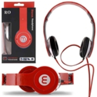 Fone De Ouvido RO Stereo Headphone Dobrável Entrada P2 Red