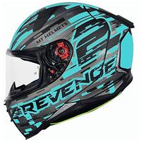 Capacete MT Helmets Revenge 2 Baye Azul Fosco Tam 60/L