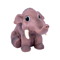 Boneco Dino World Baby Mamute 17cm Com Acessórios Cotiplás