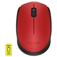 Mouse Sem Fio Logitech M170 Vermelho