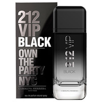 Perfume 212 Vip Black Masculino Carolina Herrera EDP 200ml Masculino