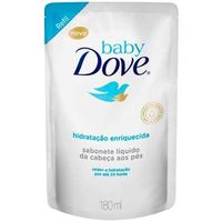 Sabonete Líquido Dove Hidratação Sensível 400ml + Refil Sabonete Líquido Baby Dove 180ml