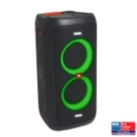 Caixa De Som JBL PartyBox 100 160w RMS Bluetooth Bateria Interna USB Charge - Preta
