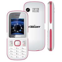 Celular Desbloqueado Bright One Desbloqueado GSM Branco e Rosa