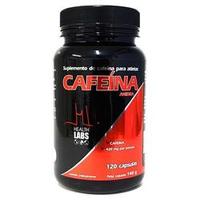 Cafeína Anidra - 120 Cápsulas - Health Labs
