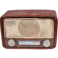 Miniatura Rádio Decorativo BTC DR0105 Vermelho