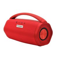 Caixa De Som Aqua Boom Speaker Ipx7 Goldship Bateria Interna bluetooth Vermelha