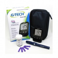 Kit Medidor de Glicose G-TECH Free Lite + 10 Tiras
