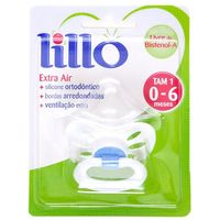 Chupeta Extra Air Silicone Ortodôntico N 1 0 6 Meses Lillo