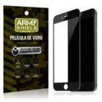 Película de Vidro Cobre a Tela Toda Apple iPhone 7 Plus Premium - Preto - Armyshield
