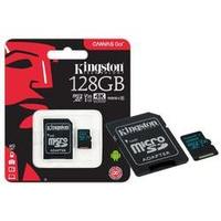 Cartão de Memória Kingston Micro SD Canvas GO! 128GB Classe 10 + 1 Adaptador SDCG2/128GB