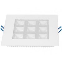 Spot de LED de Embutir Quadrado Branco Taschibra - TSGL 109