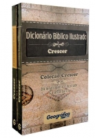 Coleção Crescer - Dicionário Bíblico Ilustrado e Concordância - 2 Volumes