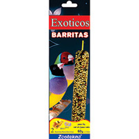 Barrinhas para Pássaros Zootekna Exóticos 60g