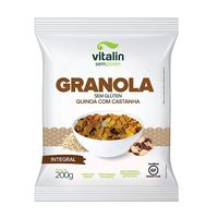 Suplemento Vitalin Granola sem Glúten Quinoa com Castanhas 200g