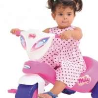 Triciclo Infantil Milly Rosa e Roxo 07643 Xalingo
