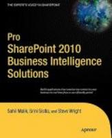 pro sharepoint 2010 business intelligence solution