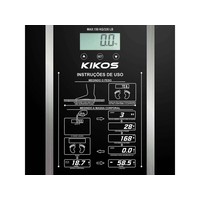 Balança Digital Kikos Ison com Medição de Massa Corporal Memória até 10 Usuários