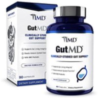 1MD Nutrition GutMD - L-Glutamina e Prebiótico para Integridade Intestinal Promover a saúde do trato 90 cápsulas