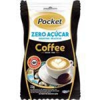 Bala Cafe Pocket Zero Acucar 23g. Riclan