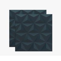Revestimento de parede Diamante Negro matte retificado 87,7x29,1cm preto Portinari