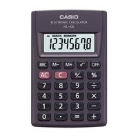 Calculadora Casio de bolso 8 dígitos e desligamento automático HL-4A - CASIO - HL-4A