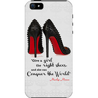 Case Apple iPhone 5 Custom4U Right Shoes