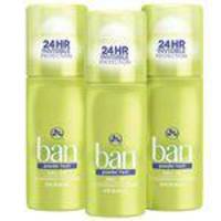 Ban Desodorante Roll-on POWDER FRESH 44ML - 3 Unidades