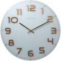 Relógio Parede Classy Large White Copper Nextime D=50cm