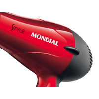 Secador de Cabelo Mondial Style SC-11 Preto e Vermelho