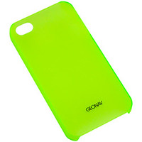 Capa Protetora Para iPhone 4/4s Geonav Translúcida Verde com Película de Proteção de Tela Clear