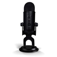 Microfone Blue Yeti Usb Blackout Condensador Profissional