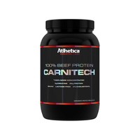 Suplemento Atlhetica 100% Beef Protein Carnitech Morango 900g